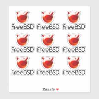 Pegatina del proyecto FreeBSD