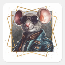 Pegatina del ratón Guay Dude