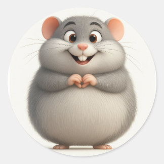 Pegatina del ratón Personalizado de la mano