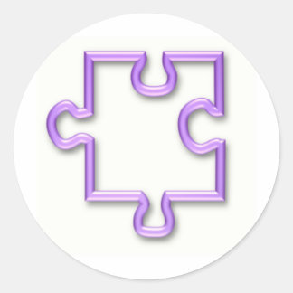 Pegatina del recorte del rompecabezas