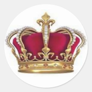 Pegatina del Rey y la Reina