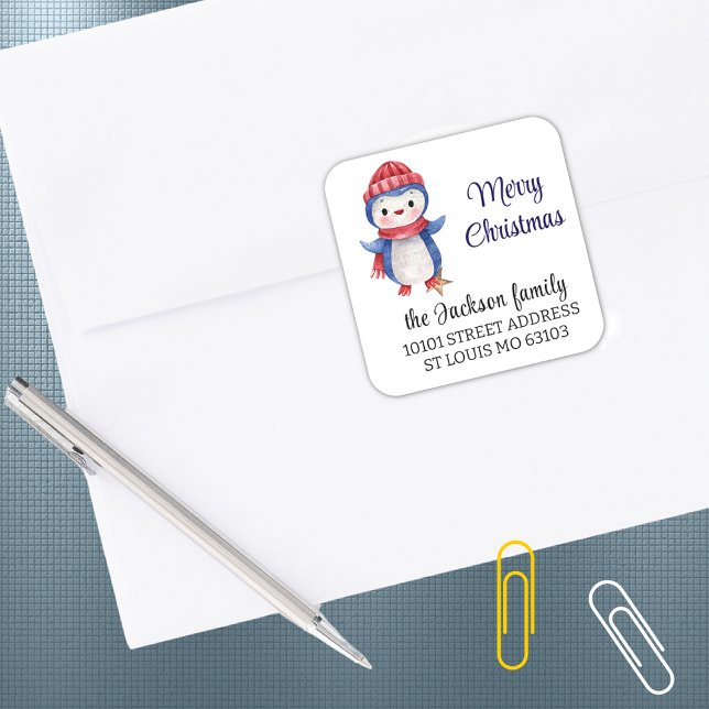 Pegatina del Sello para sobres de Feliz Navidad Pi (Subido por el creador)