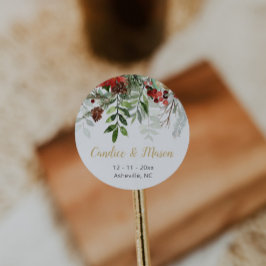 Pegatina del Sello para sobres Favor de la Energía