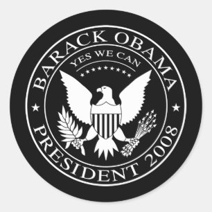 Pegatina del sello presidencial de Barack Obama en