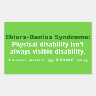 Pegatina del Síndrome de Ehlers-Danlos (EDS) - EDN