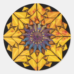 Pegatina del Sol Girasol