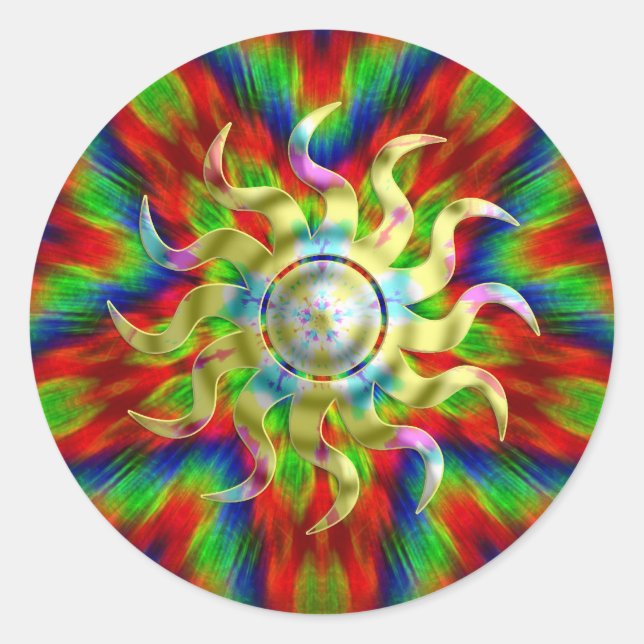 Pegatina del Sol Sichelínico (Anverso)