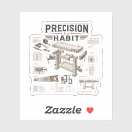 Pegatina del Taller de Hábitos de Precisión