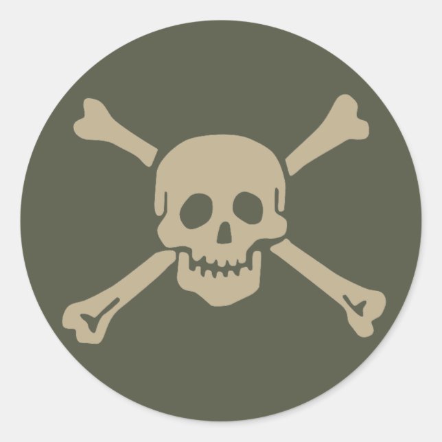 Pegatina del tapón de alcance, Jolly Roger - Estil (Anverso)