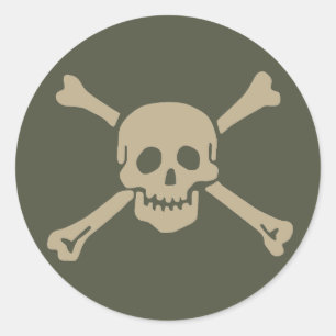 Pegatina del tapón de alcance, Jolly Roger - Estil