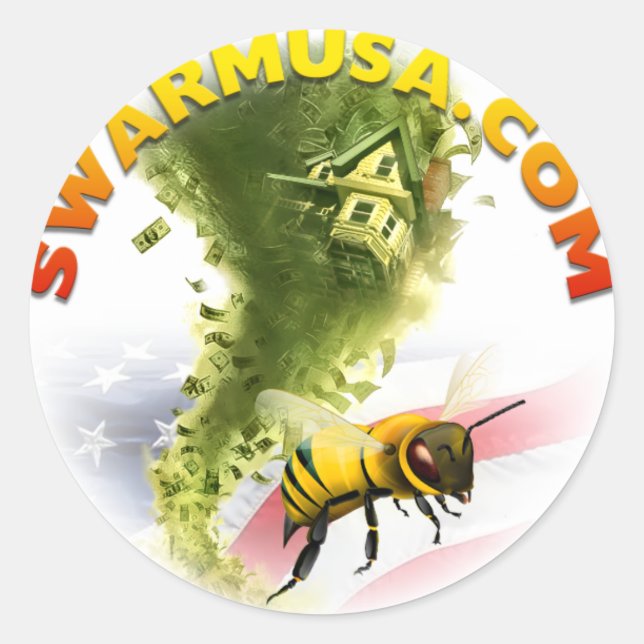 Pegatina del tornado de la deuda (Anverso)