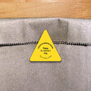 Pegatina del triángulo de negocios de Saint Patric