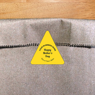 Pegatina del triángulo empresarial del Día de la M