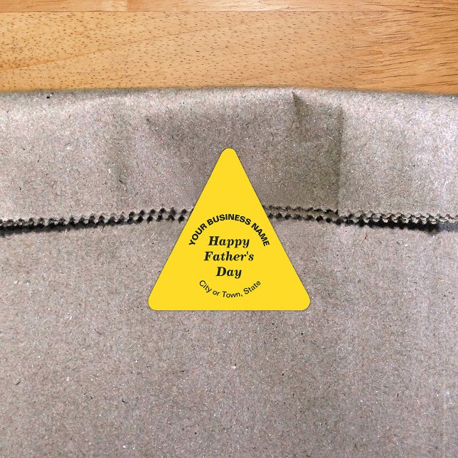 Pegatina del triángulo empresarial del Día del Pad (Subido por el creador)