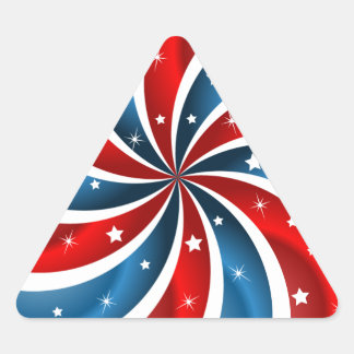 Pegatina del triángulo patriótico