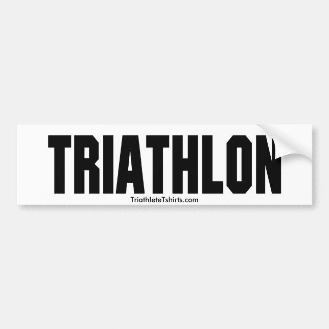Pegatina del Triathlon (Frente)