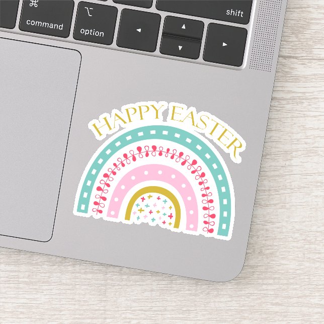 Pegatina del viníl arcoiris de Semana Santa (Detalle)