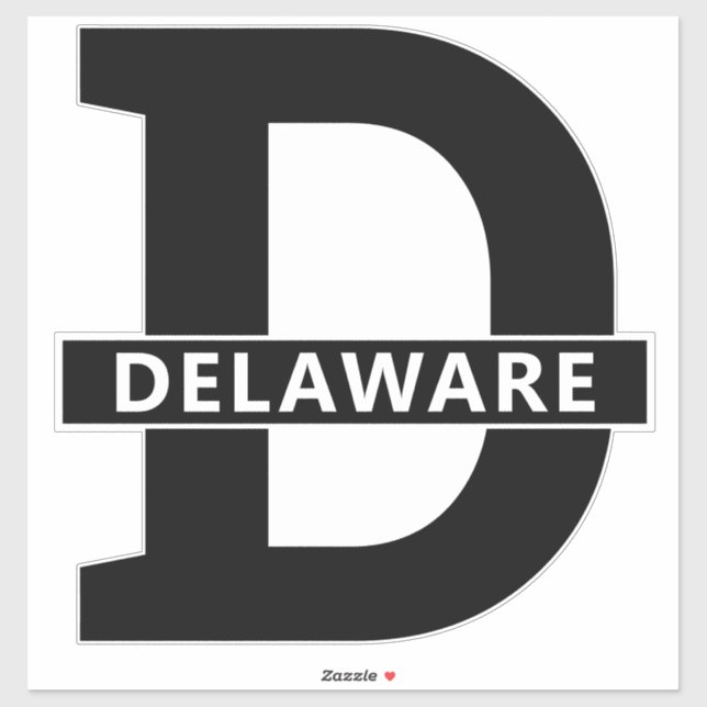 Pegatina Delaware (Hoja)