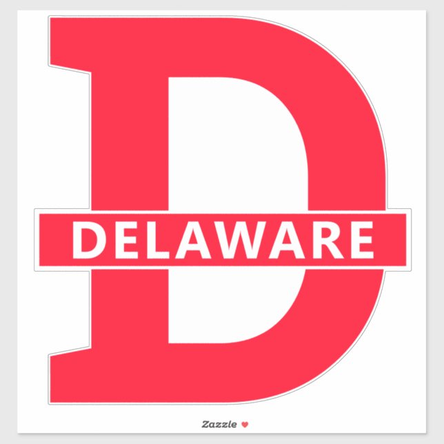 Pegatina Delaware (Hoja)