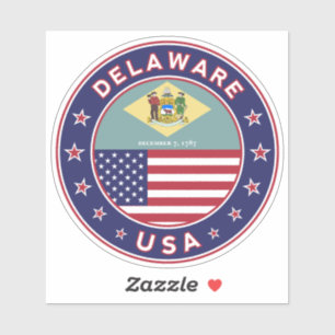 Pegatina Delaware
