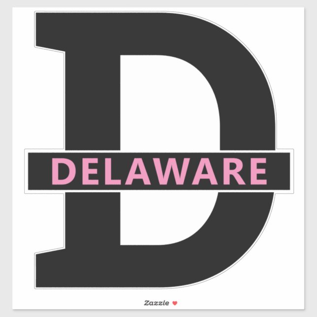 Pegatina Delaware (Hoja)