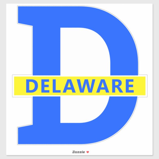 Pegatina Delaware (Hoja)