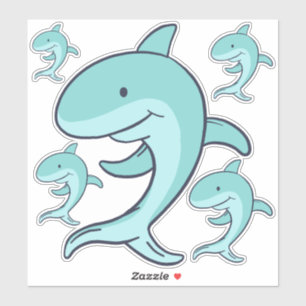 Pegatina Delfínes azules que saltan Thunder_Cove