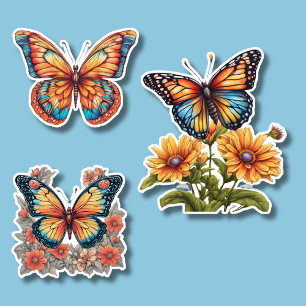 Pegatina Delicate Butterfly Set a prueba de agua