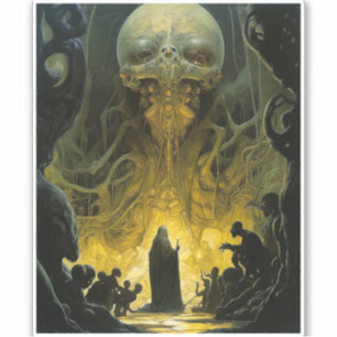 Pegatina Demon Alien Underworld Creature
