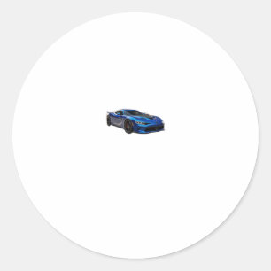 Pegatina Demon de velocidad azul