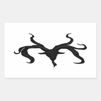 Pegatina Demonio de Cabra Negra