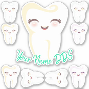 Pegatina Dentista Dentista Dental Personalizado Dental Teet