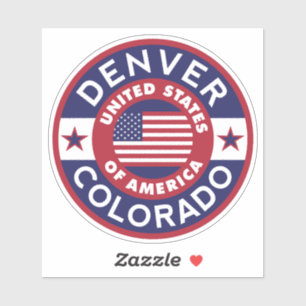 Pegatina DENVER, Colorado