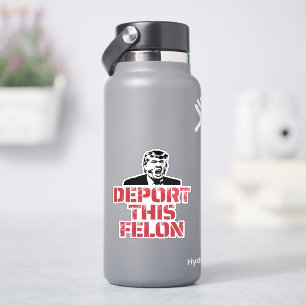 Pegatina Deportar este Felon