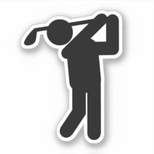 Pegatina Deportes de Golf Golfer
