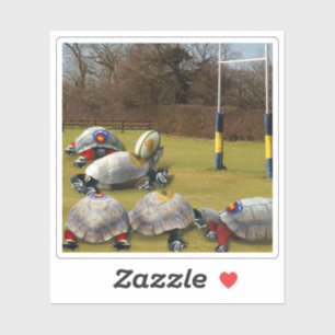 Pegatina Deportes de rugby de tortuga