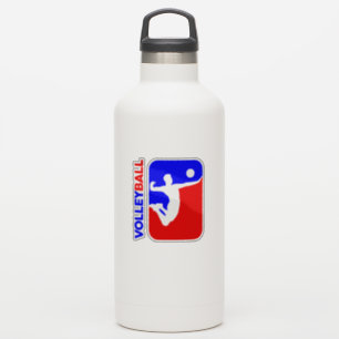 Pegatina Deportes de voleibol   3"x 3"- Transparente brilla