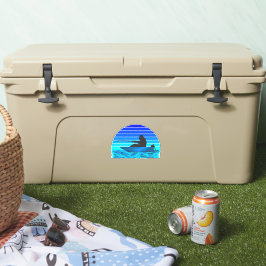 Pegatina Deportes Divertidos Pesca De Barco Bigfoot