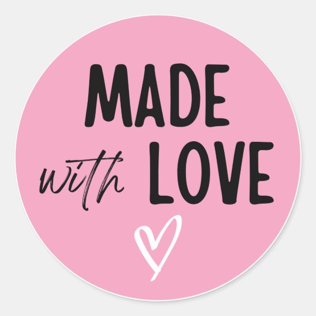 Pegatina deposita en amor ideal para pequeña empre (Anverso)