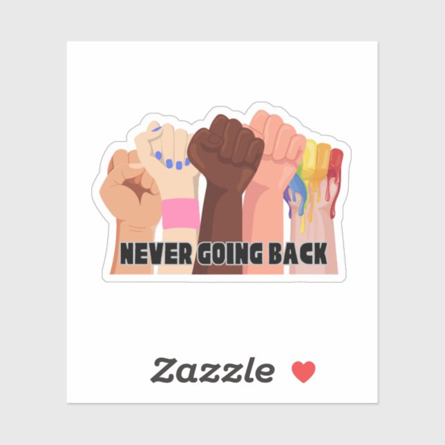 Pegatina Derechos Humanos (Hoja)