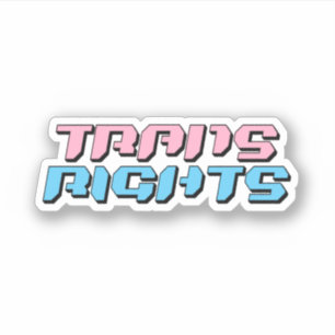 Pegatina Derechos Trans