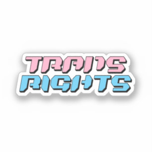 Pegatina Derechos Trans
