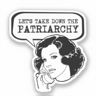 Pegatina Derribemos al patriarcado