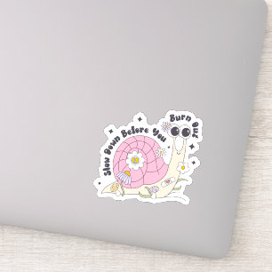 Pegatina Desaceleración motivadora