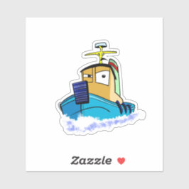 Pegatina Desaprobando el remolcador