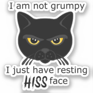 Pegatina Descanso de su cara Gato negro - Beneficios PACR