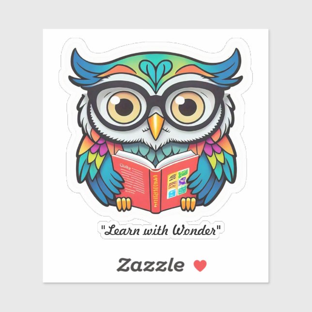 Pegatina "Descubre nuevos libros" (Hoja)