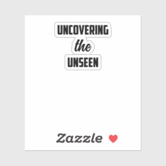 Pegatina Descubriendo lo No Visto: Detective Solver Misteri