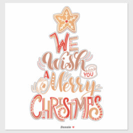 Pegatina Deseos de los navidades