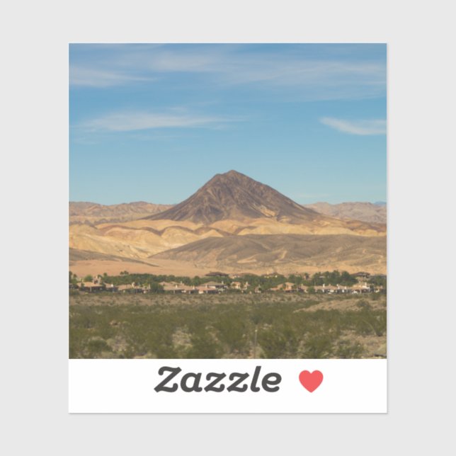 Pegatina Desierto de Nevada Meridional (Hoja)